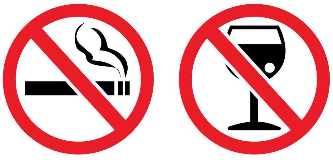 Для проведення ринопластики необхідно відмовитися від куріння та алкоголю